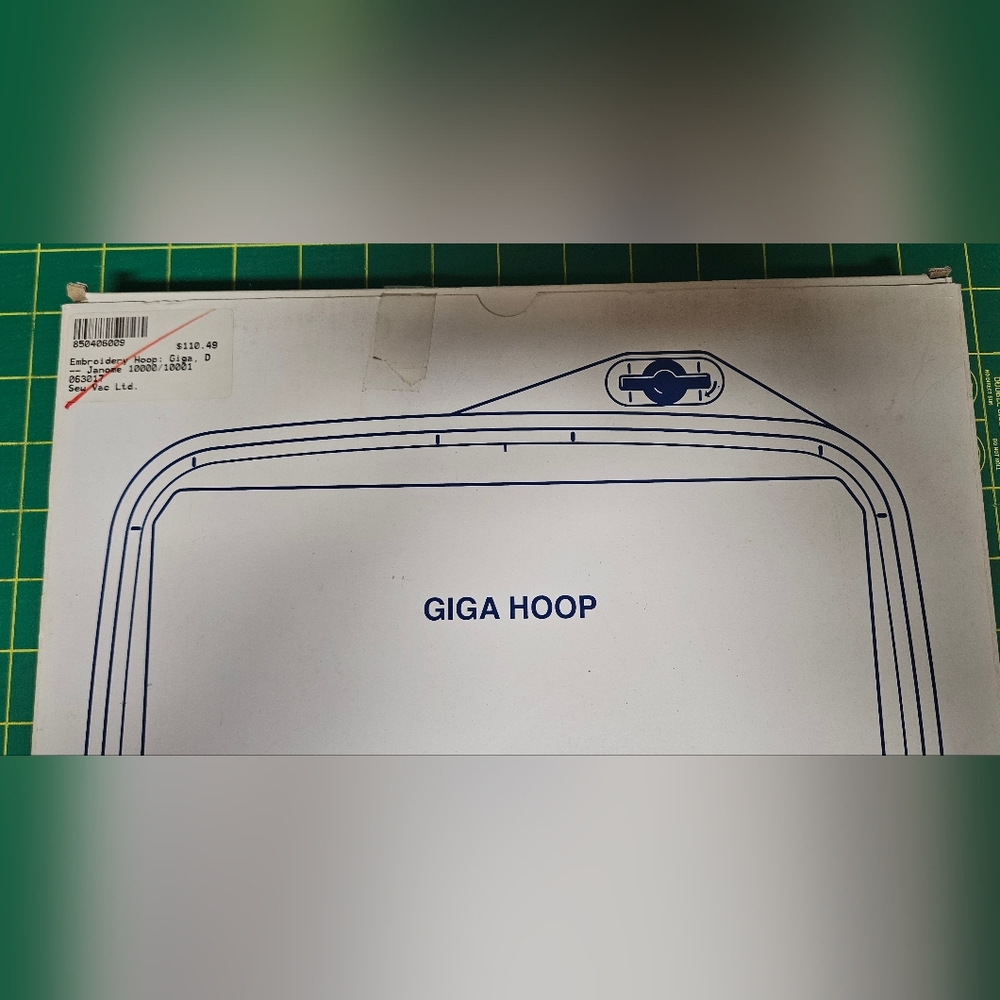 Janome Embroidery Giga Hoop